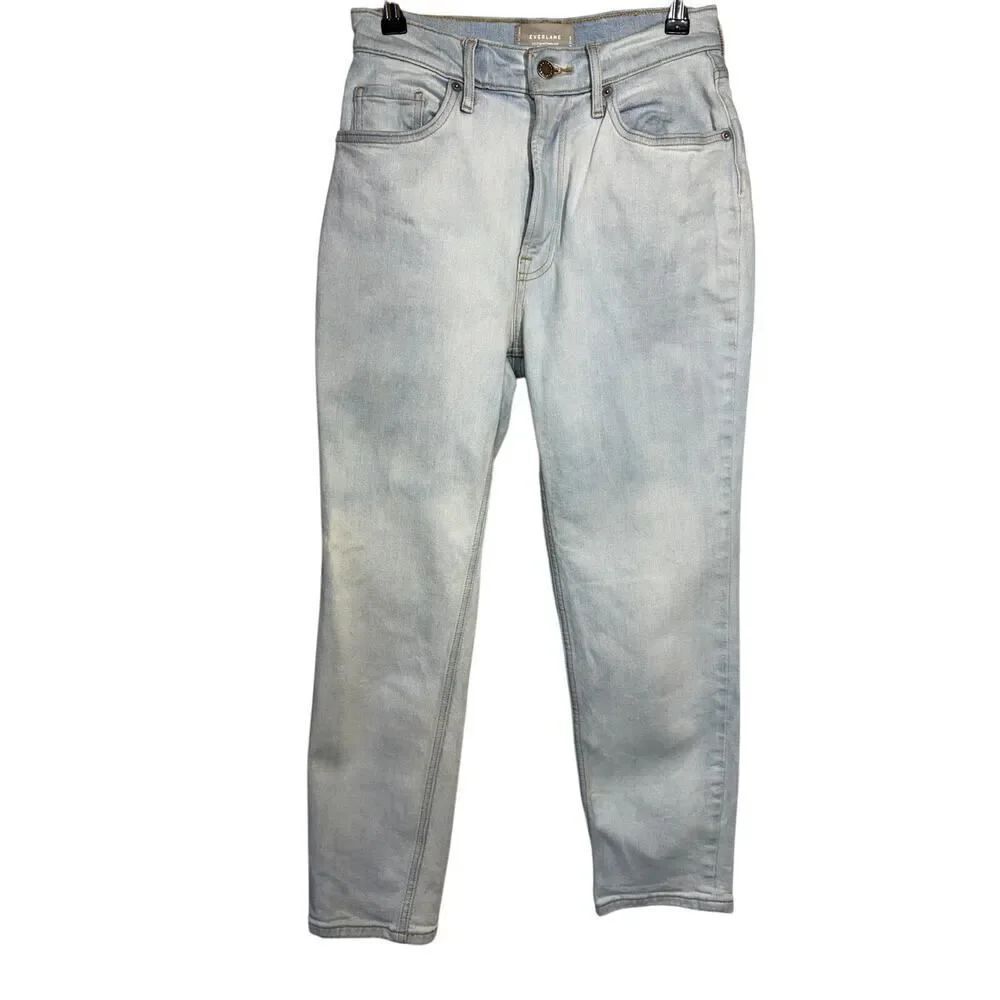 EVERLANE Women's The Original Cheeky Cropped Jean Blue Size 26